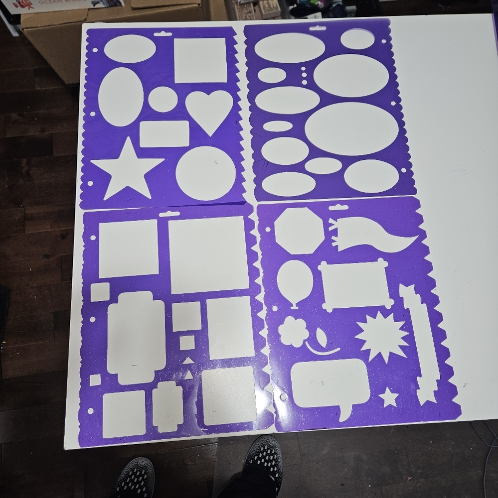 Stencils pack of 12 updated